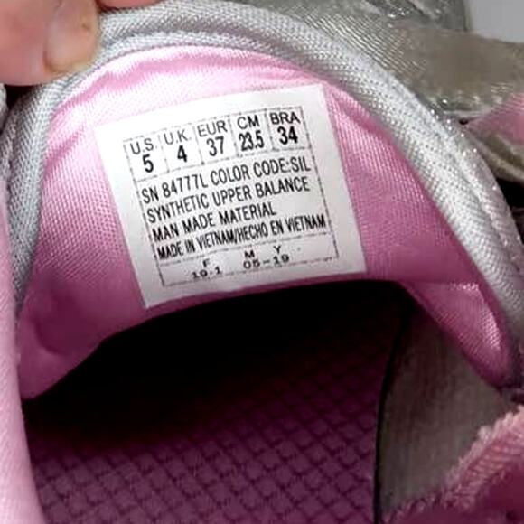 Skechers Stars & Sparkles Girls Silver/Pink High Top Sneakers - Size 5 - Picture 5 of 5